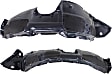 Front, Driver and Passenger Side, Fender Liner