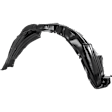 2011-2014 Toyota Sienna - Front, Driver and Passenger Side Fender Liners, without Insulation Foam, with Extension Sheet, Except SE Model