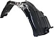Front, Driver and Passenger Side Fender Liners, SE Model