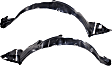 Front, Driver and Passenger Side, Fender Liner