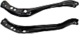Driver and Passenger Side, Upper Radiator Support Upper Tie Bar, Sedan