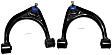 Front, Driver and Passenger Side, Upper Control Arms