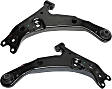 Front, Driver and Passenger Side, Lower Control Arms, without Ball Joint
