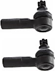 Front, Driver and Passenger Side, Outer Tie Rod End, RWD