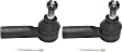 Front, Driver and Passenger Side, Outer Tie Rod Ends