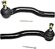 Front, Driver and Passenger Side, Outer Tie Rod Ends