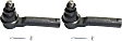 Front, Driver and Passenger Side, Outer Tie Rod Ends