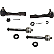 Front, Driver and Passenger Side, Inner and Outer Tie Rod Ends