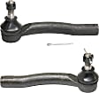 Front, Driver and Passenger Side, Outer Tie Rod Ends