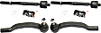 Front, Driver and Passenger Side, Inner and Outer Tie Rod Ends, Production Date From January 2003