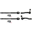 Front, Driver and Passenger Side, Inner and Outer Tie Rod Ends