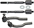 Front, Driver and Passenger Side, Inner and Outer Tie Rod Ends