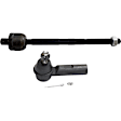 Front, Driver or Passenger Side, Inner and Outer Tie Rod End