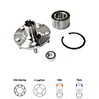 2002 Lexus ES300 - Front Wheel Hub, 5 Lugs, With Bearing