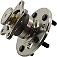 4-Wheel Set Front and Rear, Driver and Passenger Side Wheel Hubs and Wheel Bearings; With ABS tone ring, 3.0L Engine