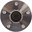 Front and Rear, Driver and Passenger Side Wheel Hub, 5 Lugs, With Bearing, With Sensor, 1.5L, 4Cyl