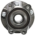Front, Driver and Passenger Side Wheel Hub, 5 Lugs, With Bearing