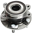 Front and Rear, Driver and Passenger Side Wheel Hub, 5 Lugs, With Bearing