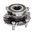 Front and Rear, Driver and Passenger Side Wheel Hub, 5 Lugs, With Bearing, FWD, 1.8L, 4Cyl