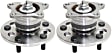 Rear, Driver and Passenger Side Wheel Hub, 5 Lugs, With Bearing