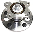 Rear, Driver and Passenger Side Wheel Hub, 5 Lugs, With Bearing