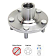 2013 Toyota Camry SE - Front and Rear, Driver and Passenger Side Wheel Hub, 5 lugs, Front - Without Bearing; Rear - With Bearing