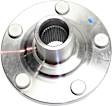 Front and Rear, Driver and Passenger Side Wheel Hub, 5 Lugs, Front - Without Bearing; Rear - With Bearing, AWD, 3.5L, 6Cyl