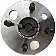 Rear, Driver and Passenger Side Wheel Hub, 4 Lugs, With Bearing