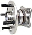 Rear, Driver and Passenger Side Wheel Hub, 4 Lugs, With Bearing