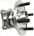 Rear, Driver and Passenger Side Wheel Hub, 4 Lugs, With Bearing