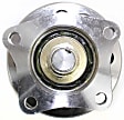 Rear, Driver and Passenger Side Wheel Hub, 4 Lugs, With Bearing