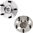 4-Wheel Set Front and Rear, Driver or Passenger Side Wheel Hubs, Assembly and Wheel Bearing, 4-Wheel ABS
