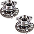 2008 Toyota Highlander - Rear Wheel Hub, AWD, 5 Lugs, With Bearing