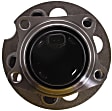 2-Wheel Set Rear, Driver and Passenger Side Wheel Hubs, With Bearing, With Sensor, FWD, 4-Wheel ABS
