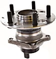 2-Wheel Set Rear, Driver and Passenger Side Wheel Hubs, With Bearing, With Sensor, FWD, 4-Wheel ABS