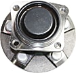 Rear, Driver and Passenger Side Wheel Hub, 5 Lugs, With Bearing, 1.8L, 4Cyl
