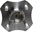 2-Wheel Set Rear, Driver and Passenger Side Wheel Hubs, With Bearing, With Sensor, FWD