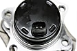2-Wheel Set Rear, Driver and Passenger Side Wheel Hubs, With Bearing, With Sensor, FWD