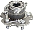 Rear, Driver and Passenger Side Wheel Hub, 5 Lugs, With Bearing
