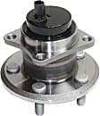 2-Wheel Set Rear, Driver and Passenger Side Wheel Hubs, with Bearing, with Sensor, FWD