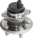 2-Wheel Set Rear, Driver and Passenger Side Wheel Hubs, with Bearing, with Sensor, FWD