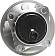 2-Wheel Set Rear, Driver and Passenger Side Wheel Hubs, with Bearing, with Sensor, FWD