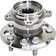 Rear, Driver and Passenger Side Wheel Hub, 5 Lugs, With Bearing, AWD