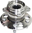 Rear, Driver and Passenger Side Wheel Hub, 5 Lugs, With Bearing, AWD