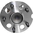 2-Wheel Set Rear, Driver and Passenger Side Wheel Hubs, With Bearing, FWD, Non-ABS