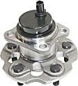 2015 Toyota Prius V - Rear, Driver and Passenger Side Wheel Hub, FWD, 5 Lugs, With Bearing