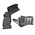 Front, Driver and Passenger Side Engine Splash Shields, Automatic Transaxle