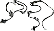 Front, Driver and Passenger Side ABS Speed Sensors