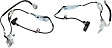 Front, Driver and Passenger Side ABS Speed Sensor Set of 2
