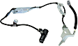 Front, Driver and Passenger Side ABS Speed Sensor Set of 2